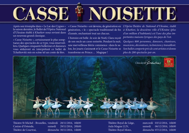 Illustration. Opéra-Théâtre National d|Ukraine. Casse-Noisette - Ballet festival 2014. 2014-11-28